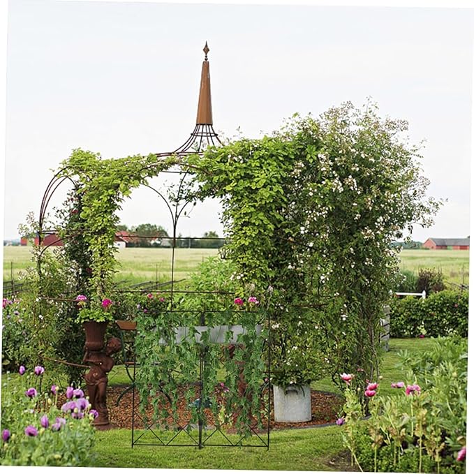 2Pcs Garden Trellis for Climbing Plants Sturdy Folding Plant Support Structure for Vertical Growth of Vines Flowers and Vegetables