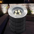 Outdoor Buried Lights - LED Landscape LampEmbedded 15° Adjustment Angle Ground Light IP68 Triple Waterproof Polarized Spotlight for Garden Courtyard DecoratiRed-9W