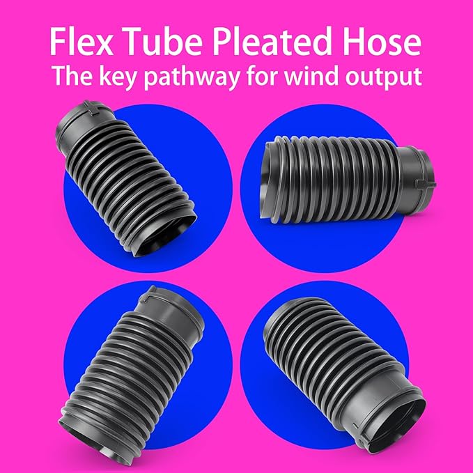 42827016102 Pleated Hose for Flex Tube Compatible with Stihl BR450 BR700 BR800 BR800X BR800C Backpack Blowers Replace 4282 701 6102 4282-701-6102 Blower Parts Replacement Black