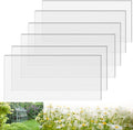 6 PCS Polycarbonate Greenhouse Panels 4' x 2' x 0.32 Twin-Wall Panels Polycarbonate Sheet for All Weather Outdoor Garden and Greenhouse Covering Excellent Light Transmission &amp Weather Resistan