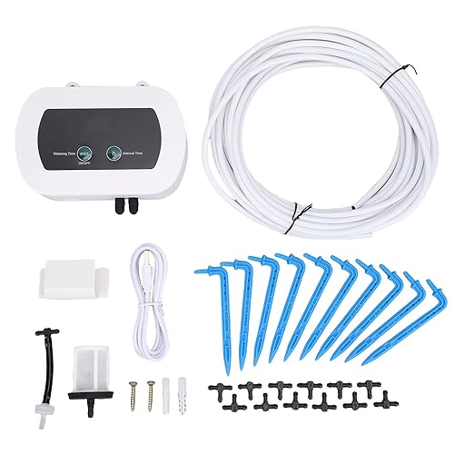 Automatic Plant Waterer with Smart Timer Self Watering Drip Irrigation Kit for Indoor Plants &amp Potted Gardens