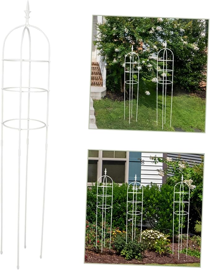 Plant Trellis Garden Climbing Plants Support Obelisk Trellis Holder Flower Pot Support