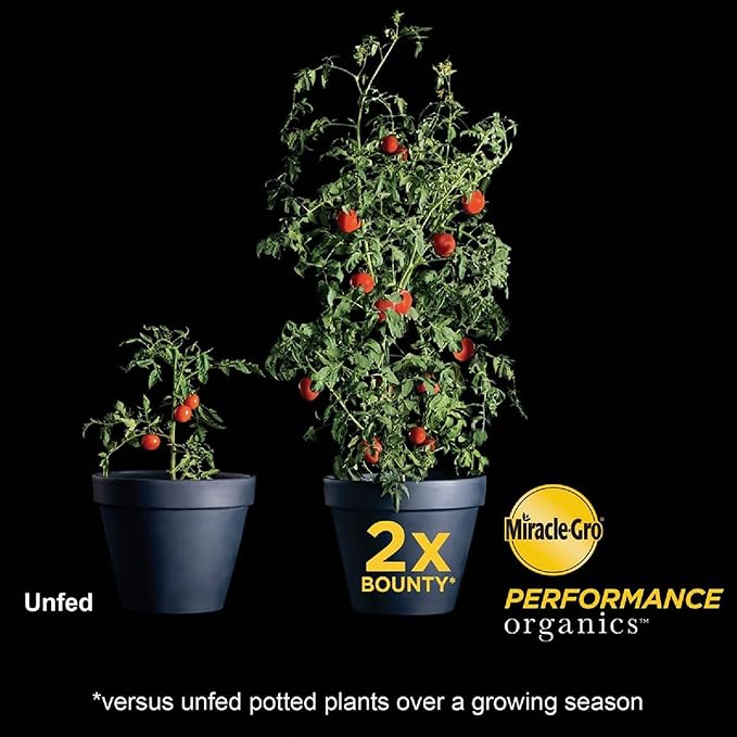 Miracle-Gro 2 Pack Performance Organics All Purpose Container Mix with Natural and Organic Ingredients Feeds Container Grown Vegetables Flowers and Herbs for up to 3 Months 1 cu. ft.