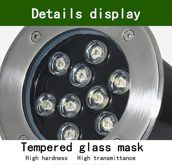 Buried Light Anti-Rust IP65 Waterproof Embedded Spotlight for Deck Garden Hotel Landscape Lighting