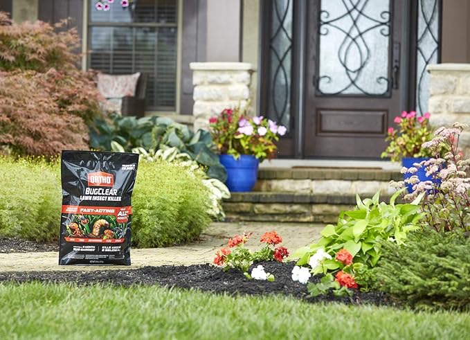 Ortho BugClear Lawn Insect Killer - Kills Ants Ticks Armyworms Sod Webworms Fleas and Spiders in Your Yard Fast-Acting Kills By Contact Above and Below the Ground 20 lb.