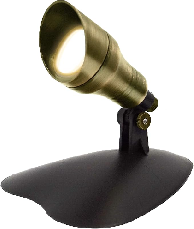 Ignite Landscape Lighting 4-Watt Brass LED Spotlight for Landscape Lighting Ponds and Water Features - 4WSPOT