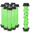 8 Pcs Fly Traps for Indoor Outdoor Hanging Fruit Fly Stick Trap Sticky Mosquito for Home Insect 10 x 2.5 Inches (StylishGreen and Black)