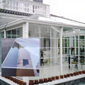 Polycarbonate sheets skylight panels shed roofing panelsPolycarbonate Plastic Sheetleisure huts suitable for outdoor garden greenhouse canopy awnings. Transparent color.(Clear4 x 32.8ft)