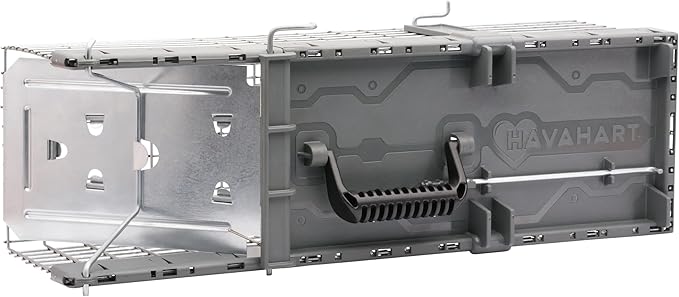 Havahart Small 1-Door Humane Live Catch and Release Animal Trap for Squirrels Weasels Chipmunks and Other Animals - Humane Catch and Release for Small Animals - 1026