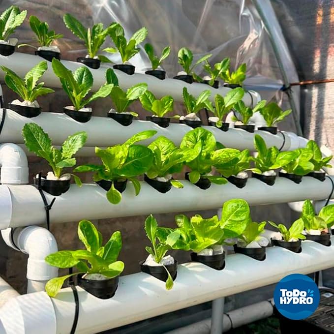 Hydroponic Kit N9 NFT System for 32 Plants Complete Indoor Garden with Nutrients Seeds &amp Accessories