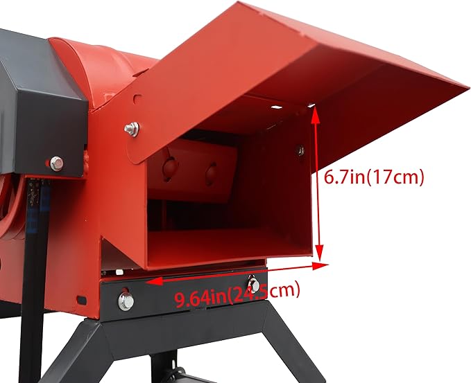 INTSUPERMAI Hay Cutter Pulverizer Grass Crusher 4-Blade Feed Crusher Grass Chaff Cutter Hay Cutter Machine Dry-Wet Straw Cutter 400-800KG/H 220V