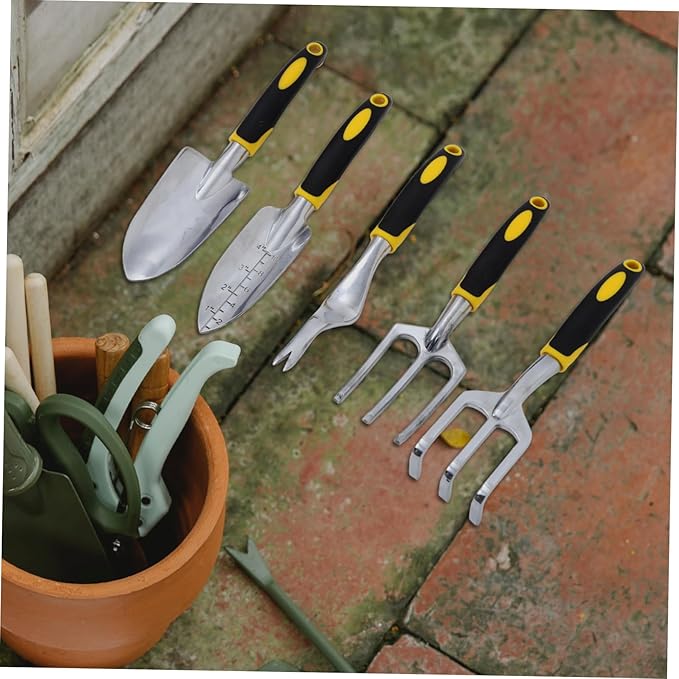 UPKOCH 1set Hand Shovel Garden Tool Set Sturdy Multi-use Spade and Trowel for Planting Weeding and Soil Loosening Compact for Houseplants and Potted Flowers