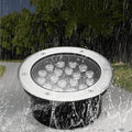 Ground LED Landscape Lamp - Outdoor Buried Lights IP67 IP67 Waterproof Embedded Landscape Garden Underground Light Outdoor LED Ground Spotlight for Driveway Deck Stai Step Garden Landscape(Yell