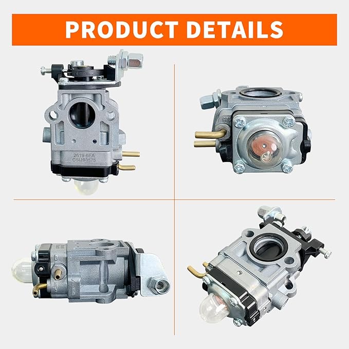 Ruixing OEM 751-20089 Carburetor Kit for Craftsman BP510 CMXGAAMR51BP 41AR51BP793 for Troy-Bilt TB51BP 41AR51BP766 41AR51BP866 MTD 51cc Backpack Leaf Blower