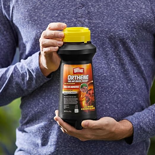 Ortho Orthene Fire Ant Killer – 12 oz – Outdoor Powder Kills Queen &amp Colony – Fast Lawn &amp Garden Treatment – No Watering Required (6)