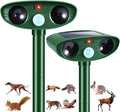 2 Pack Solar Animal Repellent Ultrasonic Outdoor Squirrel Racoon Fortress proCat Deer Repellent with Motion SensorWaterproof Mouse Dog Skunk Rabbit Deterrent for Yard