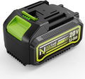 Battery 20V 4.0Ah Replacement Lithium-ion Battery Cordless Leaf Blower Lithium Ion Replacement for Makita 18V Compatible with Makita 18v Tools Long Life Work