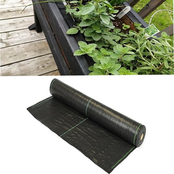 4FT x 250 FT Heavy Duty Landscape Fabric Ground Cover Block Ground Cover Weed Block Gardening Mat Woven Garden Cloth for Outdoor Planting