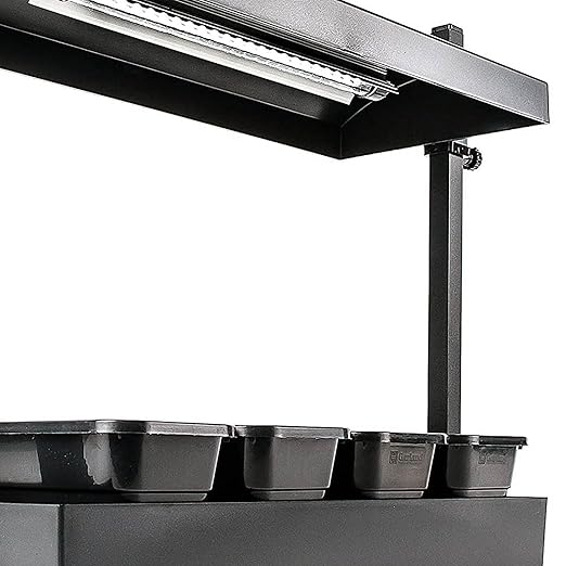SunBlaster Grow Light Garden Micro w/ 1 Strip Light &amp T5 Reflector + Gaia Green GAGAP2KGCA All Purpose Plant Food for Resilient Crop Growth 2 Kilos