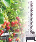 AMNOOL Vertical hydroponic Tower Garden Tower Planting Indoor hydroponic with Water Pump Detachable Water Tank 15-Layer 45-Hole
