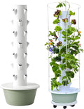 Garden Hydroponics Growing System Indoor Smart Garden with LED Light Plants Indoor Hydroponic Vegetable Tower Automatic Timer for Gardening Lover 5thfloor