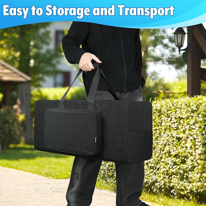 Cordless Leaf Blower Storage Bag Electric Leaf Blower Carry Bag Powered Handheld Blowers Carrying Case Heavy Duty Storage Tote for Cordless Blowers Case Only