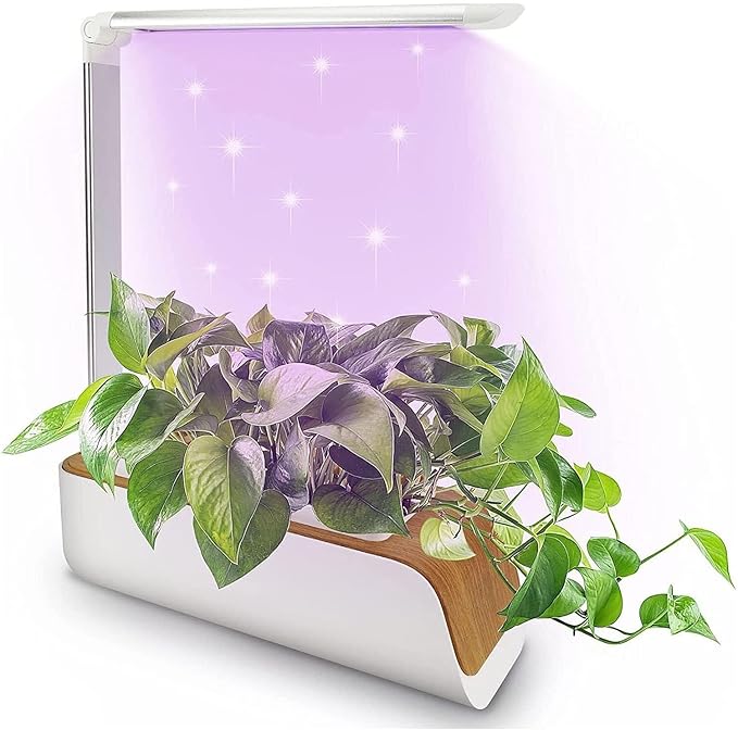 Indoor Hydroponics Growing System with LED Grow Light 9 Pods Adjustable Height Water Indicator Smart Garden Kit