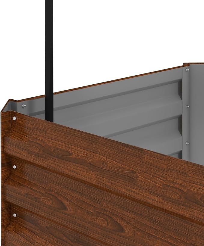 Galvanized Steel Raised Garden Bed - 24X24