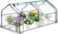 Mini Greenhouse for OutdoorPortable Greenhouse Outdoor Garden w/ Roll-up Zipper DoorWaterproof &amp UV Protected Green House for Outside Garden Patio Backyard71x36x36