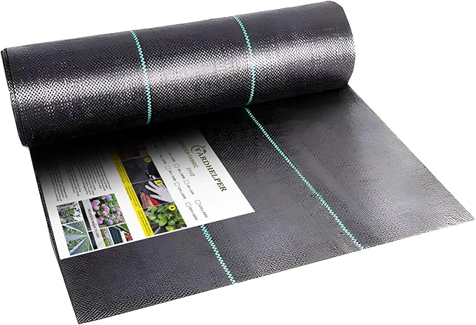 Weed Barrier Fabric Landscape Driveway Fabric Heavy Duty Garden 4ft x 100ft Landscaping Fabric Outdoor Weed Mat Weed Control Gardening Mat Geotextile Fabric