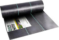 Weed Barrier Fabric Landscape Driveway Fabric Heavy Duty Garden 4ft x 100ft Landscaping Fabric Outdoor Weed Mat Weed Control Gardening Mat Geotextile Fabric