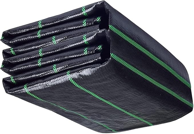 Heavy Duty Weed Control Membrane - Extra Wide Ground Cloth - Durable Polypropylene Fabric 0.4m to 1.5m Widths(1mx80m)