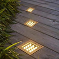 Square LED Spotlight - 12V Waterproof Outdoor Inground Landscape Lights