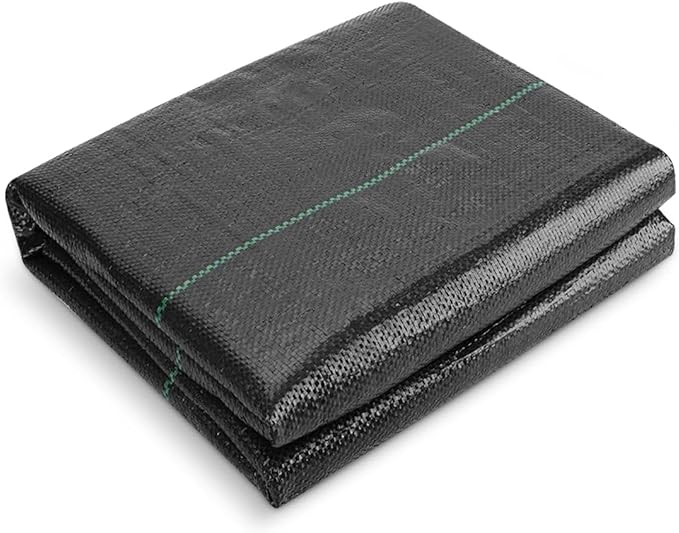 13x20ft Driveway Fabric 5.2OZ Commercial Weed Barrier Fabric Heavy Duty Landscape Fabric Weed Fabric Weed Blocker Fabric for Garden Weed Barrier Road Fabric Construction Project Erosion Control