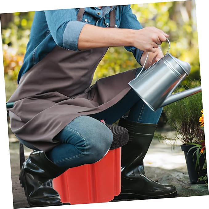 Portable Lightweight Farming Stool High Plastic Garden Seat for Outdoor Camping Fishing and Farm Work Stable Non Slip Small Stool for Easy Carrying Random Color