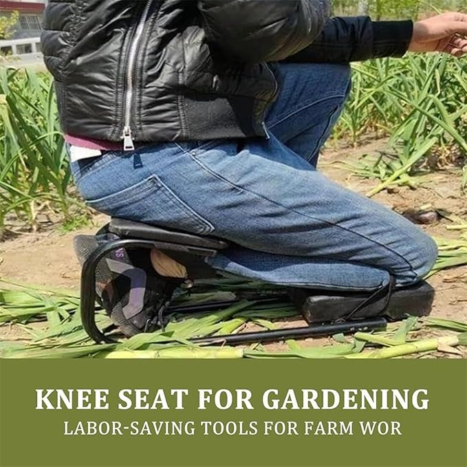 Knee Seat Knee Seat for Gardening 2024 New Kneeseat Ergonomic Knee Protection and Ankle Support Handling Knee Seat for Gardening Work Protecting Knees(2 Black)