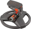 GARDENA (84-BZMX) Up to 2300 Sq Ft ZoomMaxx Adjustable Oscillating Sprinkler on Weighted Base for Watering of Lawn Yard and Garden. Includes Gardena Quick Connector System to Connect to Hose.