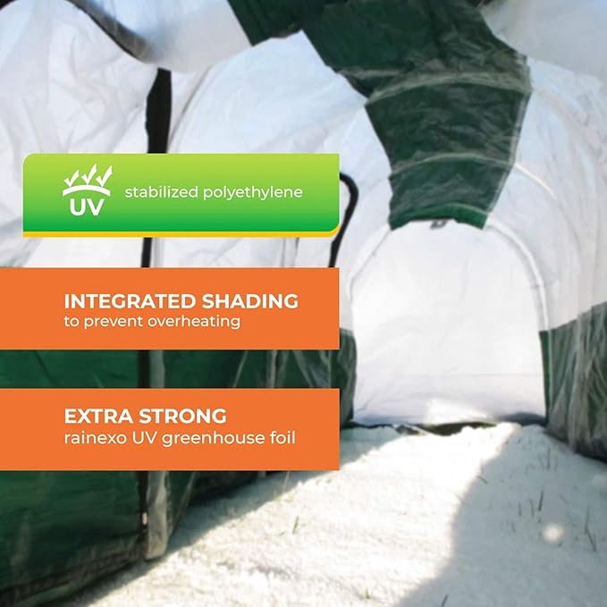 Bio Green SD300 2.6 x 2.3 x 9.8 ft. Polytunnel Super Dome