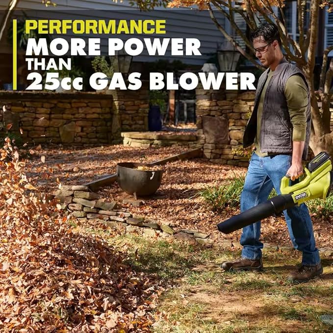 RYOBI 40V 120 MPH 550 CFM Cordless Battery Leaf Blower Tool ONLY RY40LB01B