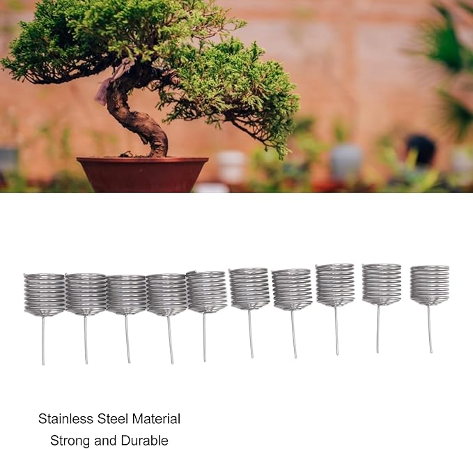 100PCS Stainless Steel Fertilizer Mesh Basket Set for Garden Nursery Easy to Use Tools for Controlled FertilizationS]