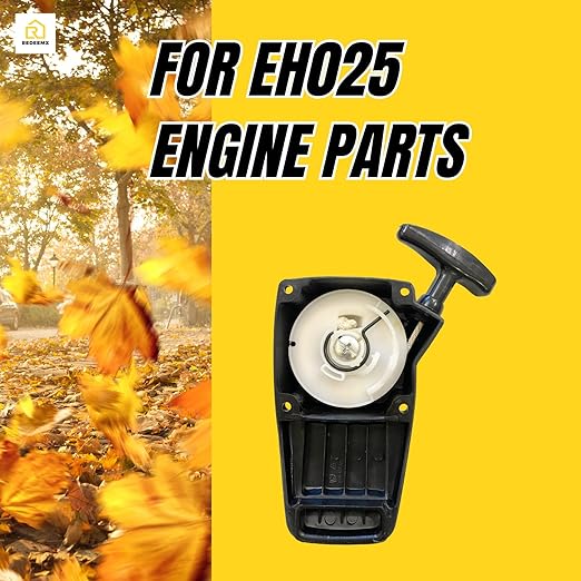 Recoil Starter Assembly Compatible with Makita BHX2500 BHX2501 BCX2500 EM4250 EM4251 &amp EH025 Engine Parts Replaces OEM Part 125917-7