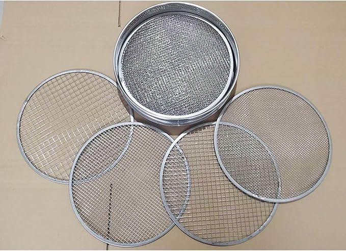 Stainless Steel Compost Sifter Garden Sieve Meshes Soil Sieve for Sawdust Grass Litter Compost Debris Garden Soil Filter