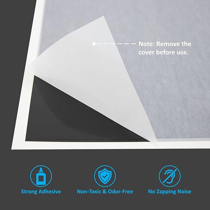 Awoco 5 Pcs of Replacement Sticky Paper Type G Glue Boards for FT-2G30SS Wall Mount Sticky UV Fly Trap Lamp 16-3/4 x 9