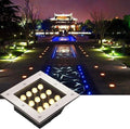 12V LED Garden Lights - IP67 Waterproof Inground Recessed Spotlights for Deck Stairs Pathway and Lawn Landscape Lighting
