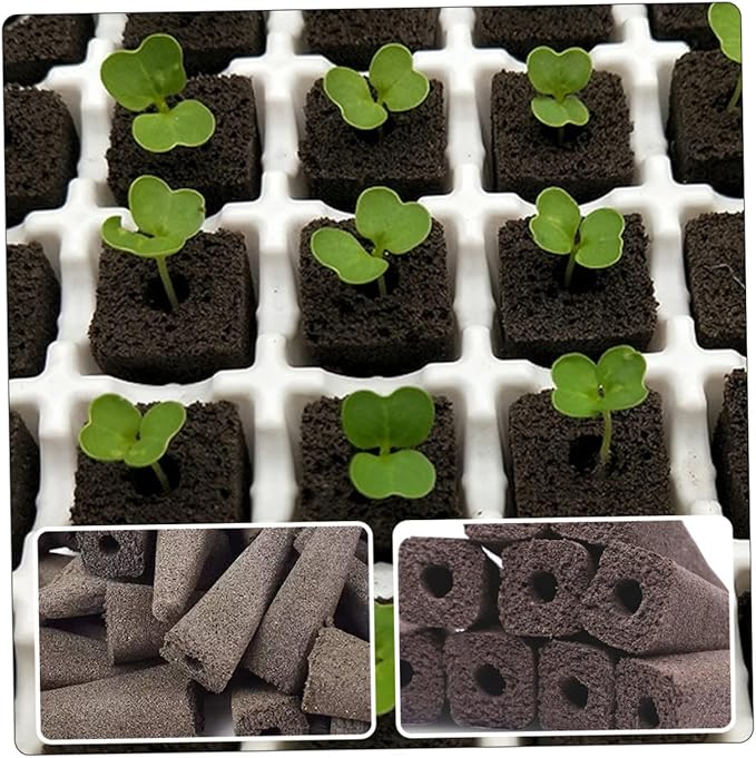BESPORTBLE 100pcs Indoor Plants Soil Blocks Potting Soil Blocks for Transplantation