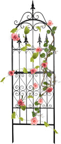 Garden Trellis 70”H x 21.7”W for Climbing Plants - Heavy Duty Garden Trellises Metal Iron Wire Vine Flower Trellis for Rustproof Outdoor Climbing Plants Support
