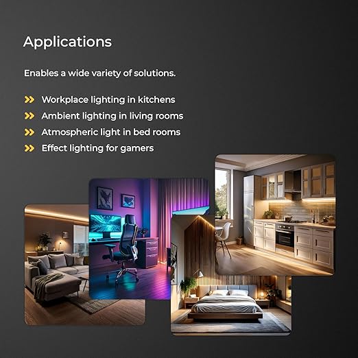 FLS-M - the Universal Matter Zigbee LED Controller for LED Strips up to 5 Channels and Individually addressable LEDs RGBW RGB+CCT Single Color WS2812B
