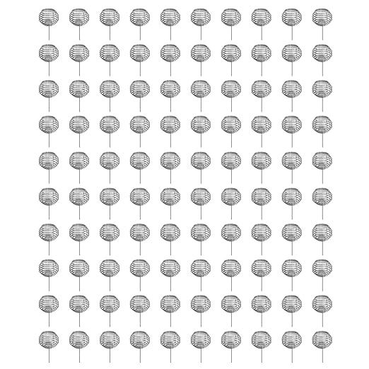 100pcs Fertilizer Baskets Stainless Steel Fertilizer Mesh Basket Bonsai Fertilizer Box Small Size Fertilizer Orchid Basket Fertilizer Mesh Basket for Home Garden Yard Farm