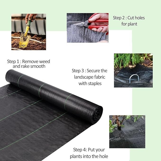 Permeable Greenhouse Weeding Mat 5/10/15M Anti-Weed Mesh Agricultural Garden Weed Barrier Fabric 1pc(1x15m)