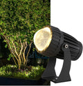 Rotating Spotlight - Long Range Narrow Beam Spotlight 10W Outdoor Spotlights LED Beam Floodlight IP65 Waterproof Outdoor Wall Lamp Wall Washer Landscape Lighting(PurpleDC-24V)